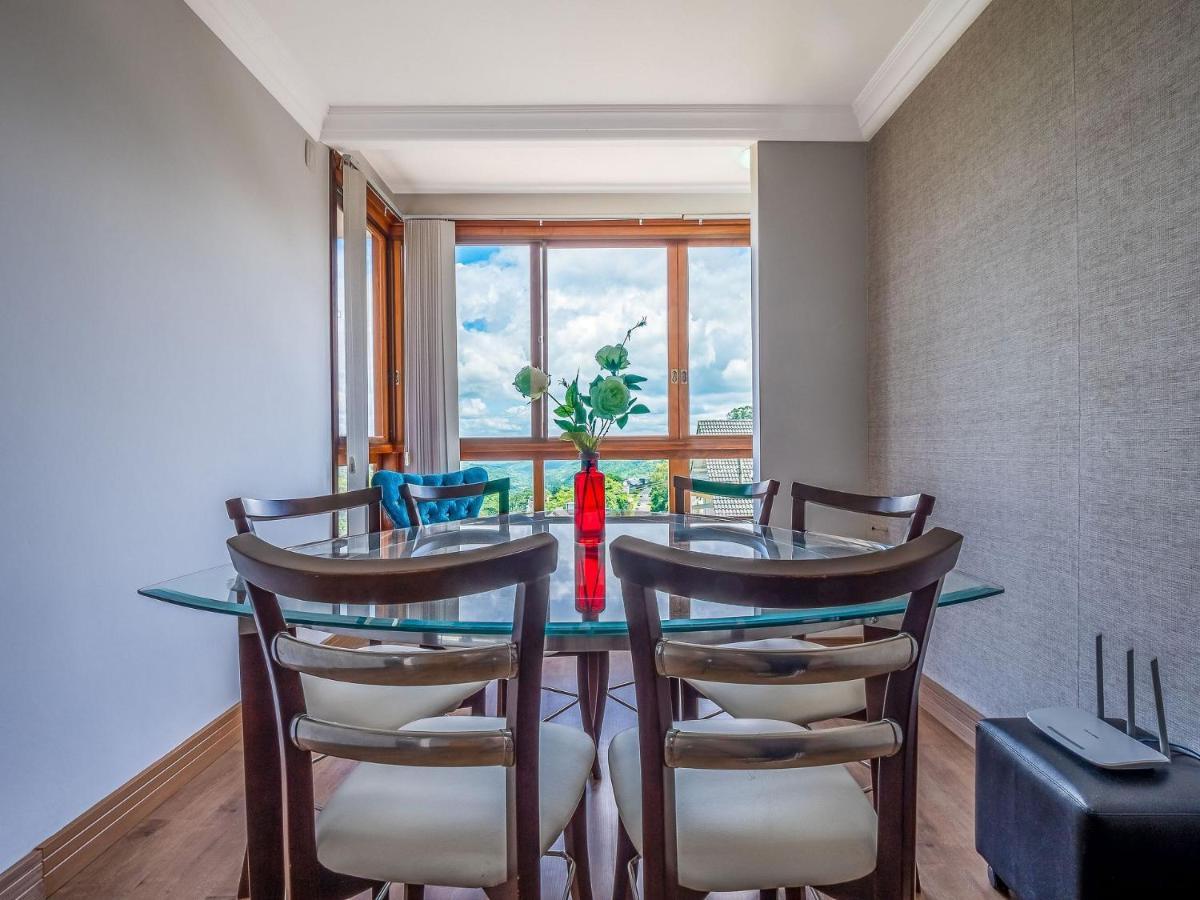Cristo Rei 302 - Apartamento Em Gramado - Vista Para O Vale Apartamento Exterior foto
