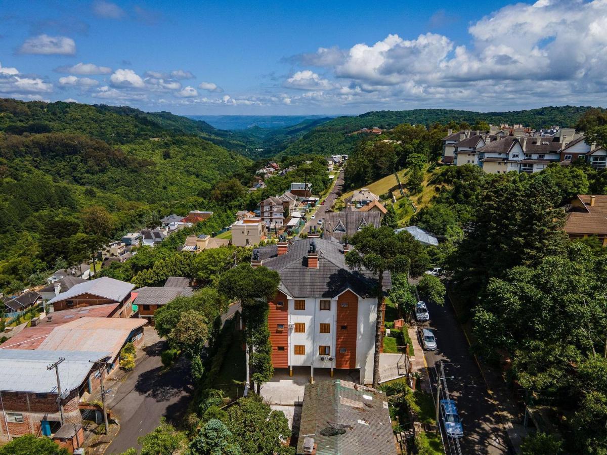 Cristo Rei 302 - Apartamento Em Gramado - Vista Para O Vale Apartamento Exterior foto